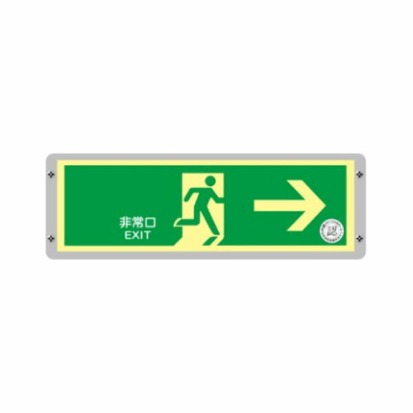 駆け込み寺口御引き回し目じるし 壁用 120×360 高明快さ蓄光式 FRG-AP03