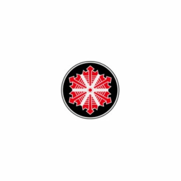 楽天市場 消防マークb 消火栓専用マーク 銀色テトロンステッカー F70mm 放水口 非常用ステッカー 資材 印刷のルネ 楽天市場店
