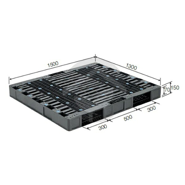 サンコー 三甲 パレット(両面使用型) R2-1315 グレー 819500