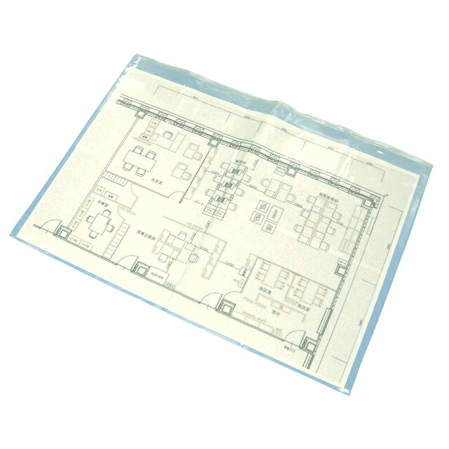 MF 図面ケースA1型 0.25mmT×860mm×700mm 30枚入 B12-001 エムエフ 法人宛限定