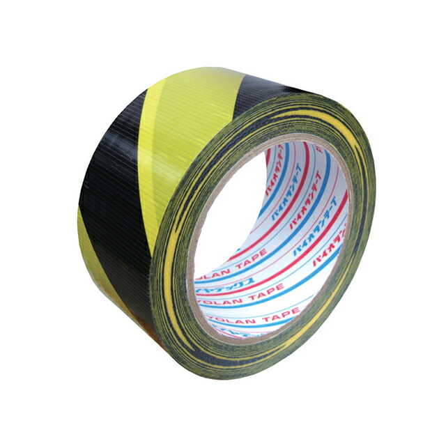 MF トラ模様粘着テープ TT06YB 50mm×25m 30巻入 S15-011 エムエフ 法人宛限定