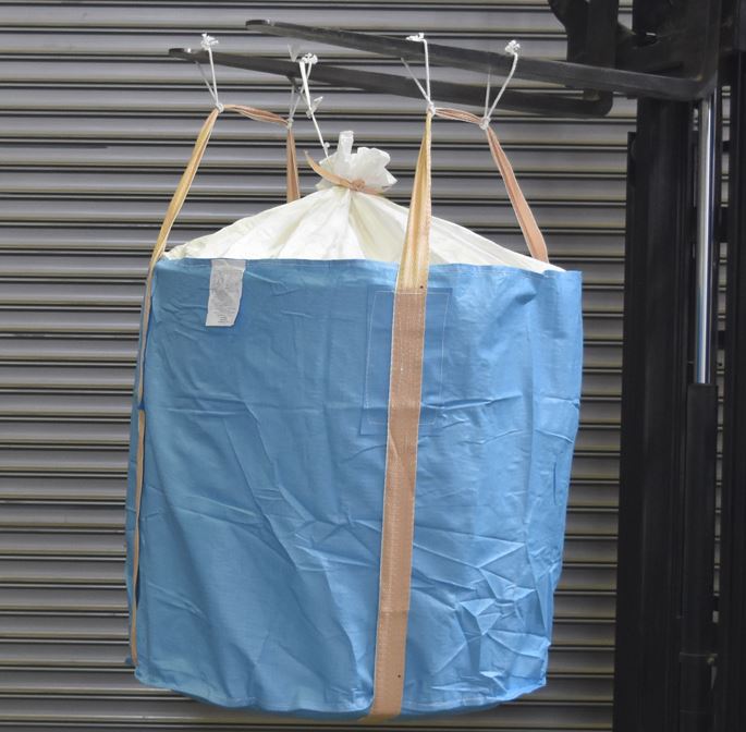 平成 丸型フレコンバッグ 中型(1,000L~1,500L未満) 1100φx 1060H ラミネーション無 内袋無し 排出口なし HS-002R-L 221120 コンテナバッグ 10袋｜資材・印刷のルネ 店