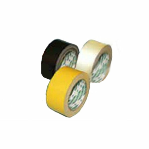 布カラーテープ 100mm&times;25m 黒 18巻 KMネクスト｜資材・印刷のルネ 店