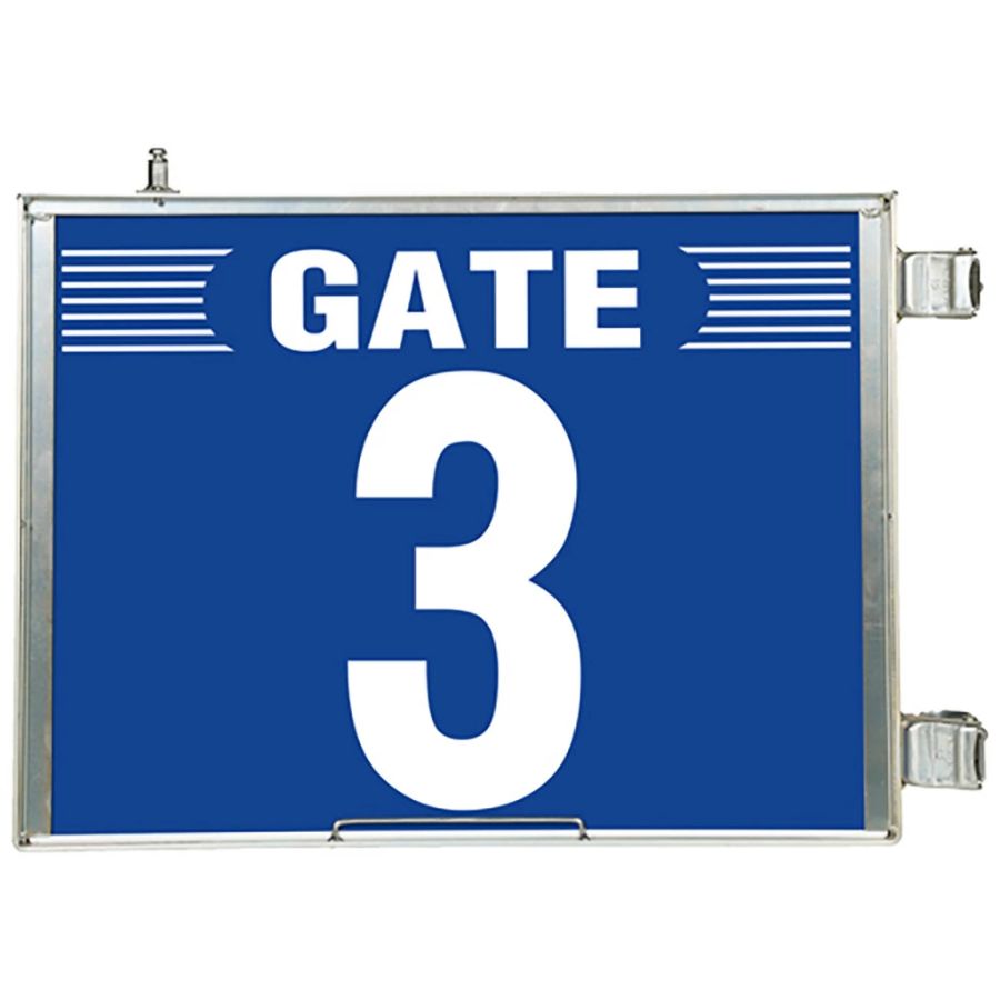 ユニット UNIT 突出し式ゲート標識 GATE3セット 305-83