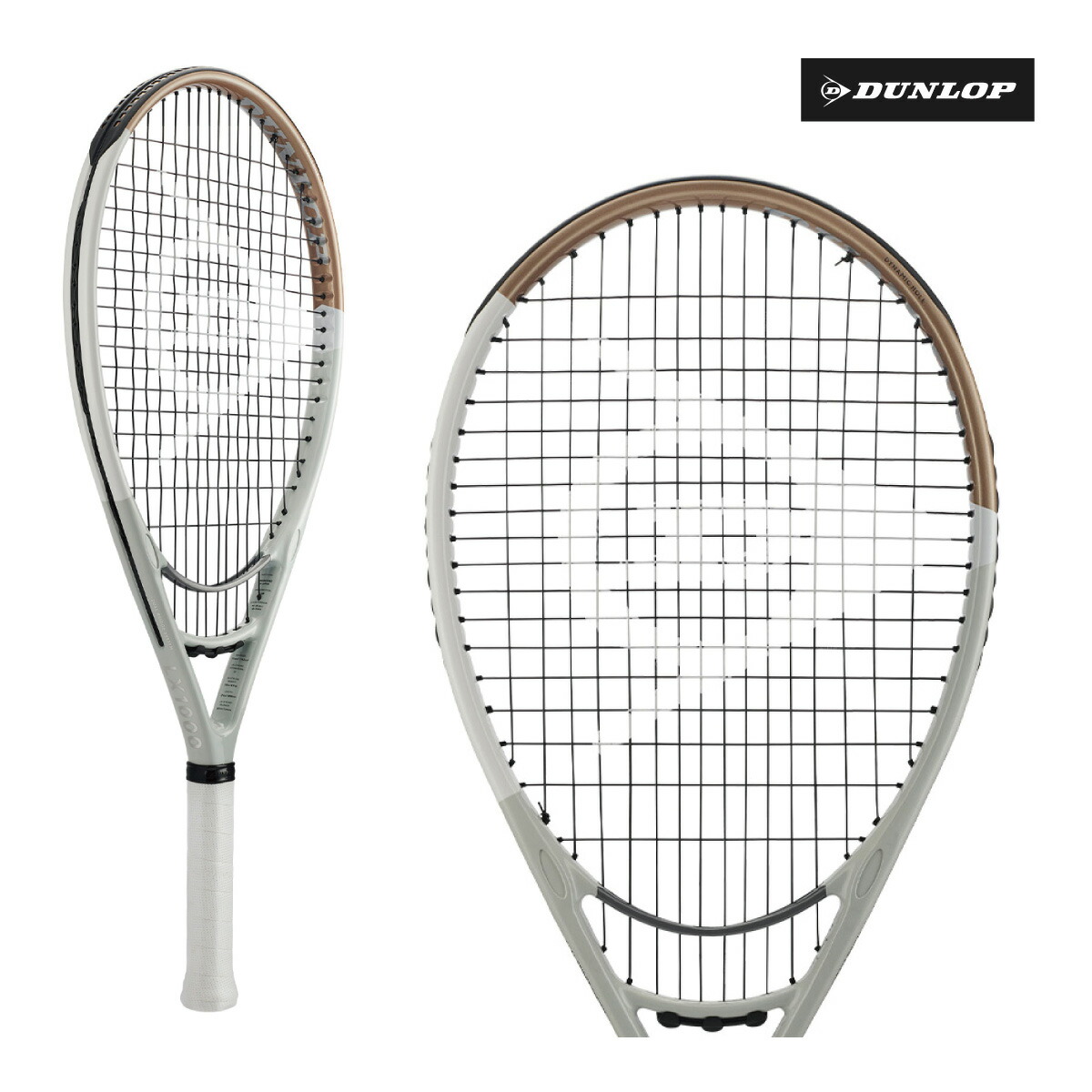 硬式テニスラケット DUNLOP　ダンロップLX1000　G2　美品 ダンロップ LX 1000 DS22408 [グレー×ゴールド] (テニスラケット) 価格