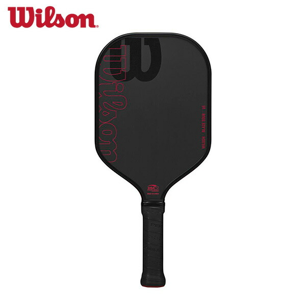 【マラソン限定！最大2000円OFFクーポン】ウィルソン BLAZE TOUR 16 ピックルボール パドル ブラック WR157711U2 Wilson PICKLEBALL ラケット 16mm カーボン ブレイズツアー