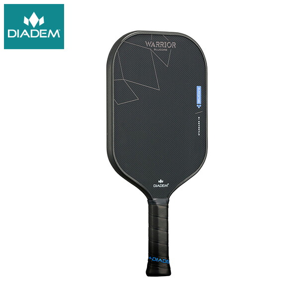 DIADEM ピックルボールパドル WARRIOR BLUCORE MAX19 25FW ブラック TPA020 ダイアデム PICKLEBALL PADDLE ラケット ウォーリアー ブルーコア マックス19｜ランニング専門店 A（エース）