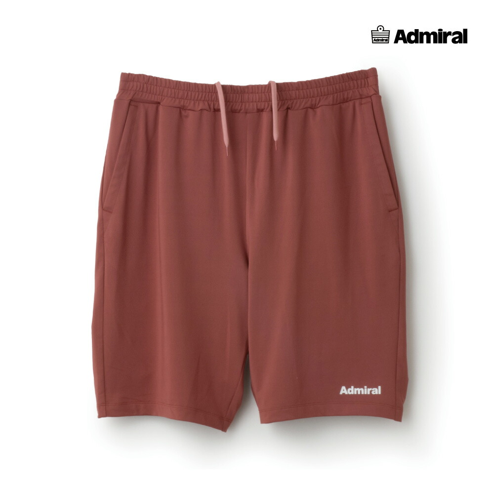 【マラソン期間限定！最大2000円オフクーポン】ADMIRAL　メンズ　ミニマルショーツ　ATMA519-040　2025FW　レッド　吸水速乾　UVカット　ストレッチ　アドミラル　MEN　テニスウェア　バドミントン　ソフトテニス　ポスト投函対応
