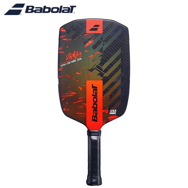 【マラソン期間限定！最大2000円オフクーポン】Babolat ピックルボールパドル PADDLE STRKR + 1600021 ブラック/レッド バボラ ラケット