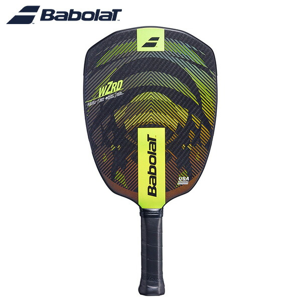 【マラソン期間限定！最大2000円オフクーポン】Babolat ピックルボールパドル PADDLE WZRD 160023 ブラック/イエロー ワーズ バボラ ラケット