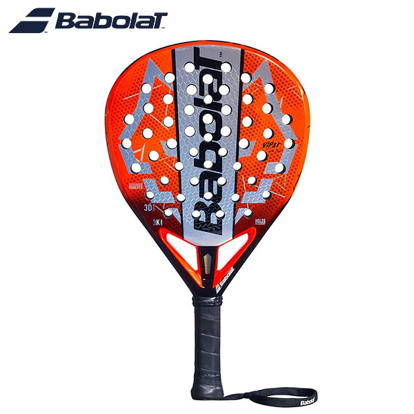 【マラソン限定！最大2000円OFFクーポン】Babolat パデルボールラケット Viper Juan Lebron 3.0 2026年モデル オレンジ×ブラック 150174 バボラ Padel ヴァイパー フアン・レブロン