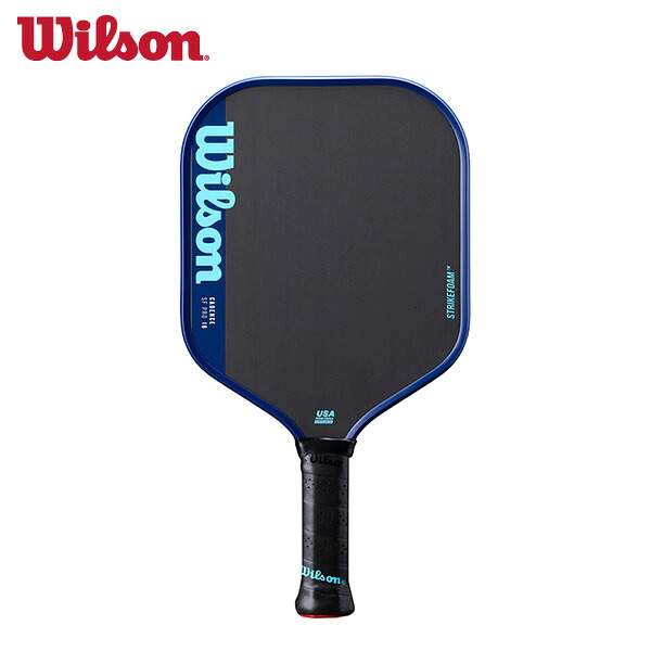 【マラソン限定！最大2000円OFFクーポン】ウィルソン ピックルボールパドル CADENCE SF PRO 16 2 26SS Black/Blue WR205911U2 Wilson PICKLEBALL ラケット 16mm ワイド カーボン ブラック×ブルー 24,090円
