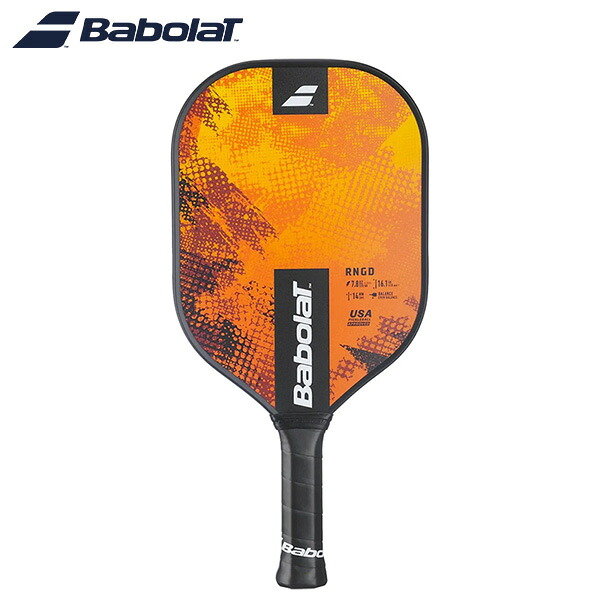 【マラソン期間限定！最大2000円OFFクーポン】Babolat ピックルボールパドル PADDLE RNGD レネゲード オレンジ/ブラック 160027 バボラ ラケット｜ランニング専門店 A（エース）