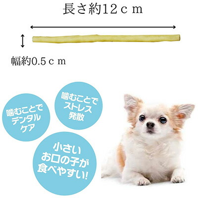 デンタル ヘルシーガム 極細 ペットプロ 超小型犬用 チーズ味 15本入り