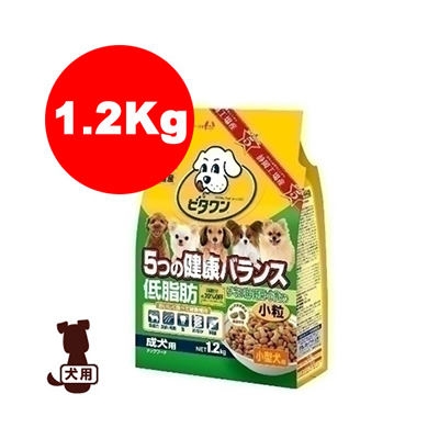 楽天市場 ビタワン５つの健康バランス 低脂肪小粒１ ２ｋｇ 日本ペットフード 単品商品です 1点のお届けとなります A ペット フード ドッグ 犬 アダルト 送料無料 Runpet