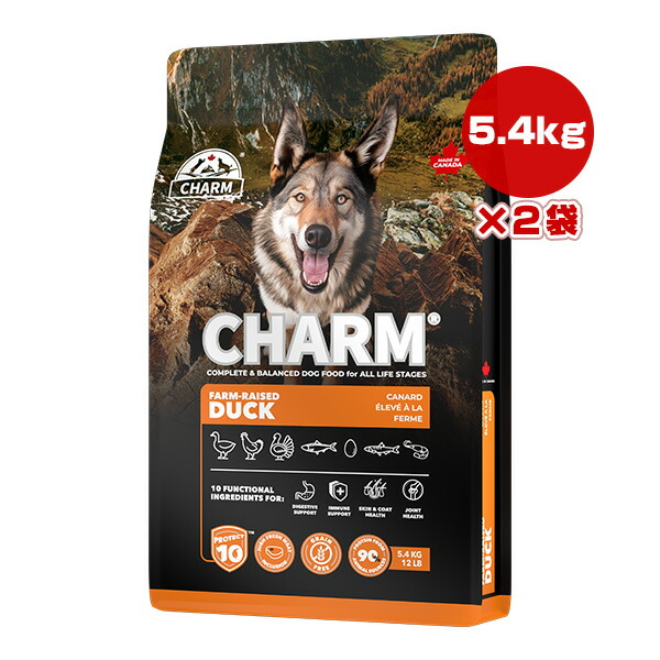 惹きつける プロテクトテン 耕園 レイズド 家鴨 飼い犬 5.4kg×2袋 ▽t 愛玩動物 ボンネット 犬 飼い犬 CHARM PROTECT10 CHFDD054 貨物輸送無料