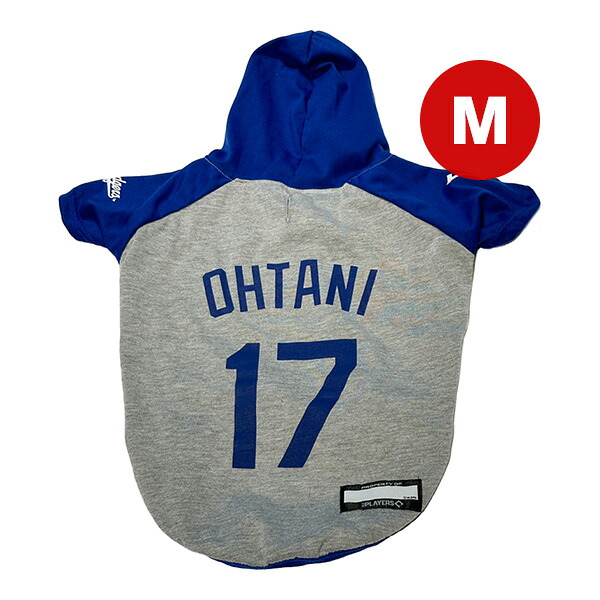 MLB公認 ロサンゼルス ドジャース 大谷翔平選手モデル パーカー Ｍ ファンタジーワールド ▼w ペット グッズ 犬 ドッグ 野球 LosAngeles Dodgers SHO-4044-MD