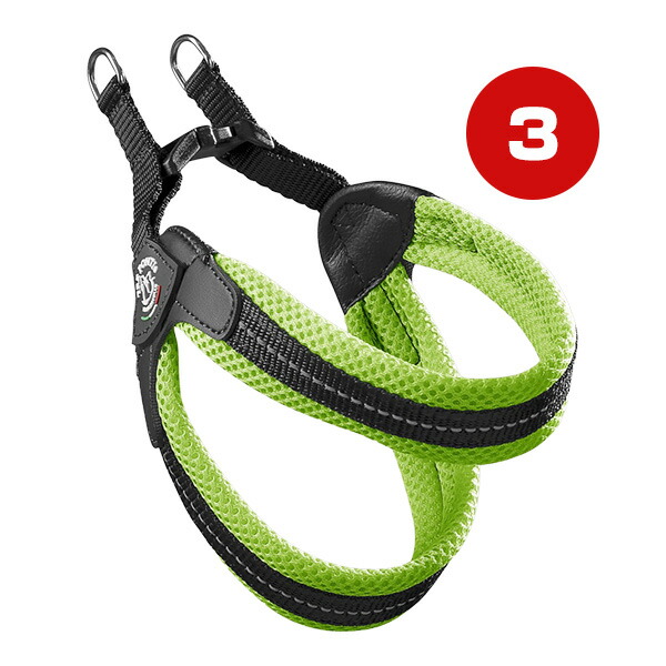 フィッビア ソフトメッシュ 3 グリーン ▼g ペット グッズ 犬 ドッグ アクセサリー ハーネス 胴輪 TRE PONTI LTP113 送料無料
