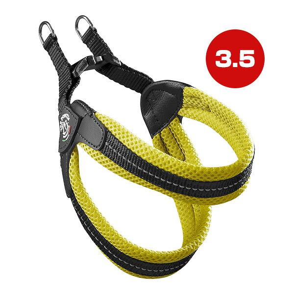 フィッビア ソフトメッシュ 3.5 イエロー ▼g ペット グッズ 犬 ドッグ アクセサリー ハーネス 胴輪 TRE PONTI LTP113 送料無料