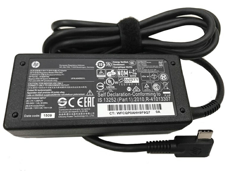 楽天市場 純正新品 Hp Folio G1 X360 10 G2 Pavilion X2 Elite X2 1012 G1 Spectre X2 Spectre X360 45w Usb C Type C Acアダプター Tpn Ca01 Tpn Ca02 ルピナス