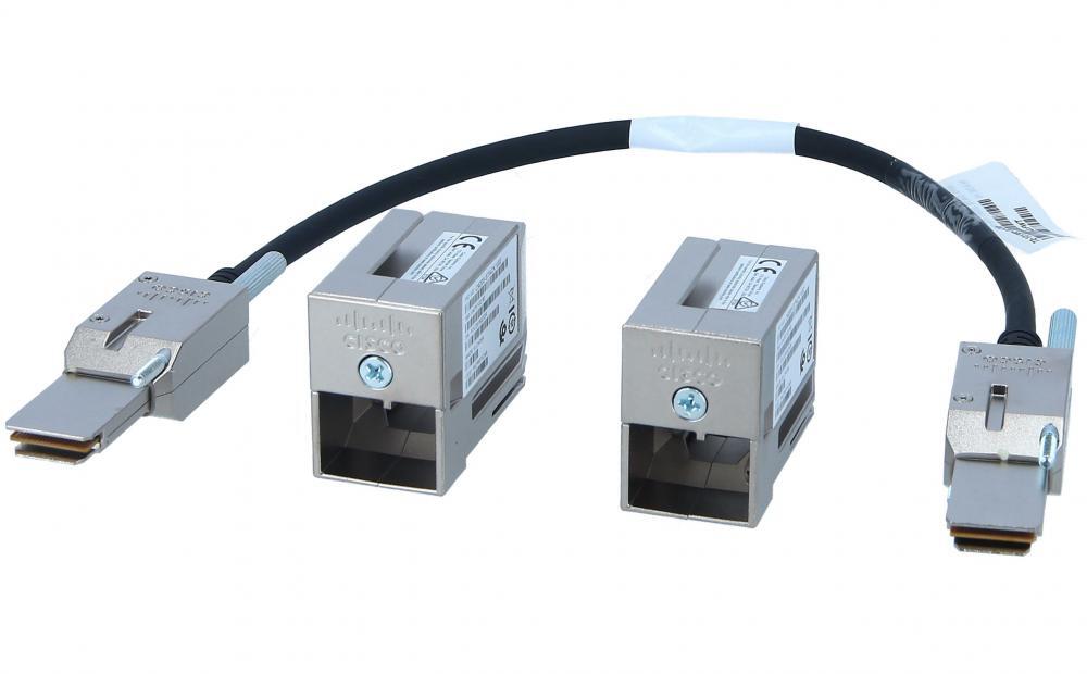 純然たる新品 Cisco C9200-STACK-KIT C9200 SKU 専用のスタック 一揃いの道具: 資料 スタック アダプター 2 個と資料 スタック 有線テレビ 1 本