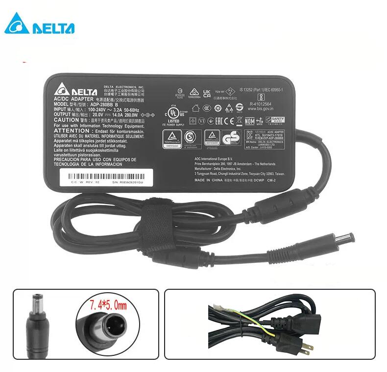 完全無欠新品 DELTA  自動データ処理-280BB B  20V14A ACアダプタ