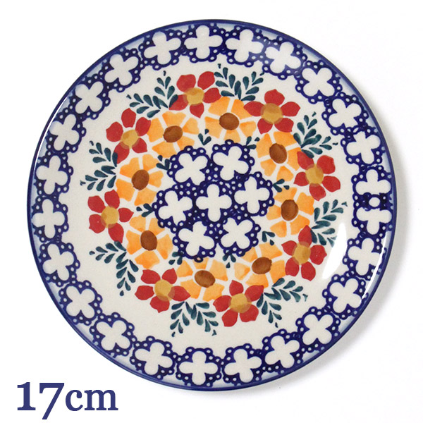 楽天市場】ポーランド陶器・食器 プレートS 17cm T130-ALC17