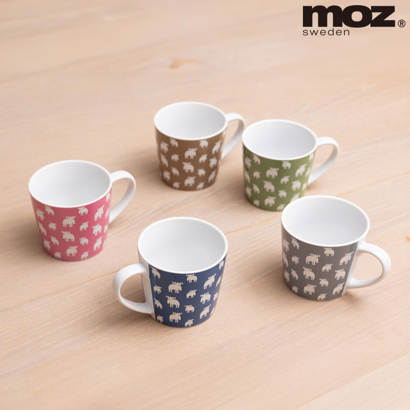 CAW モスカート 60P 3個セット 楽天市場】moz モズ マグカップ カラフルなエルクの並び柄 380ml 北欧