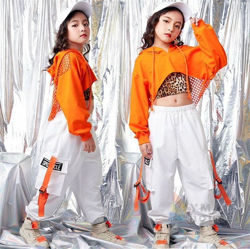 セットアップ 子供 へそ ダンス衣装 豹柄タンクトップ トップス
