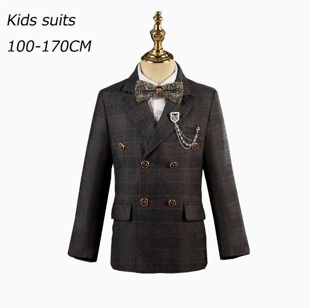 フォーマル】子供服 スーツ グレンチェック柄【男の子 スー 上品