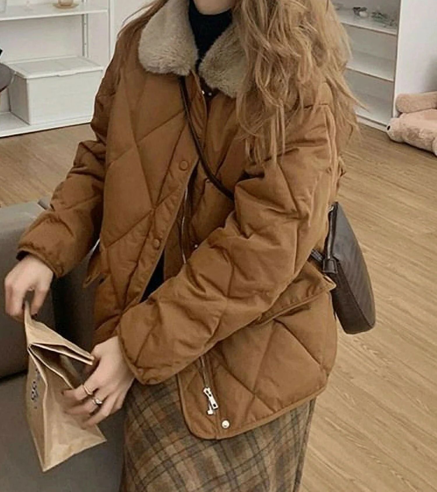 キルティング 冬服 中綿ジャケット 中綿コートレディース コート