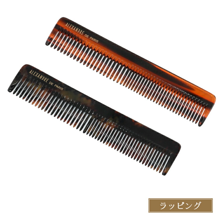 アレクサンドルドゥパリ　 ストーン付き透明コーム 中型 alexandre-npgn50367.jpg