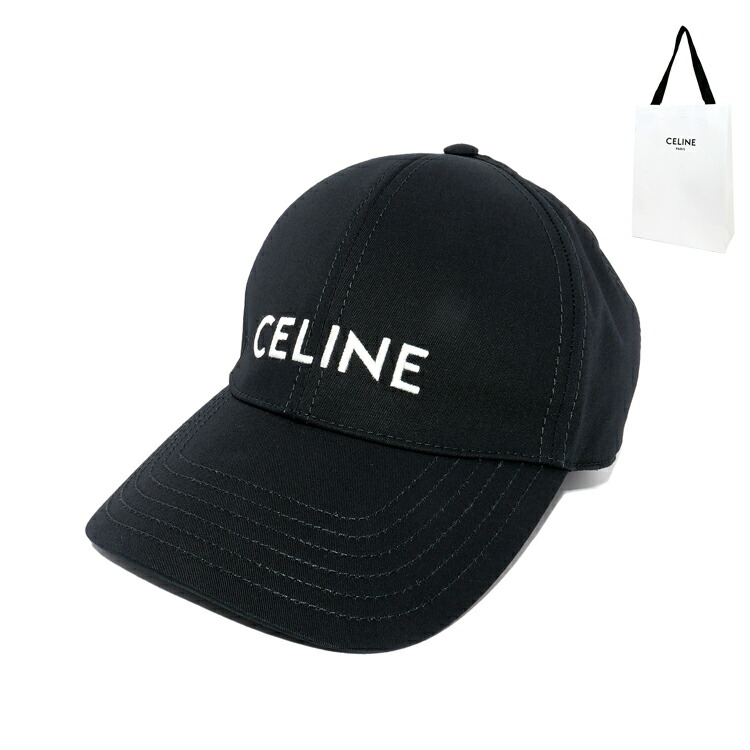 CELINE 男女兼用ブラック ベースボールキャップ CELINE ベースボールキャップ / コットン - ブラック | CELINE