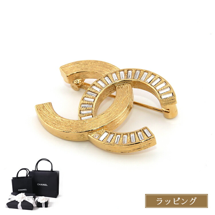 楽天市場】【ラッピング済】シャネル ブローチ ココマーク CC