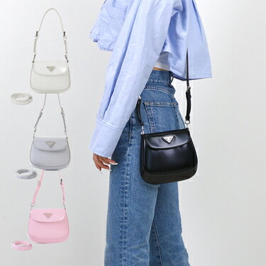 ✨美品✨プラダ ハンドバッグ 2way ギャザー メタルロゴ ナイロン レザー 希少】プラダ ハンドバッグ 2way ギャザー ジャガードロゴ