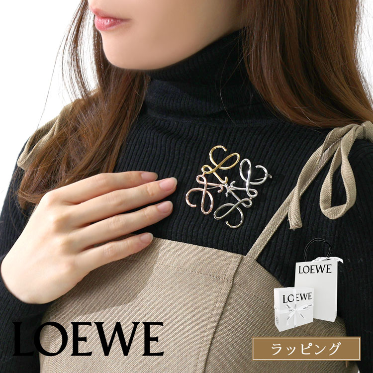 楽天市場】【国内正規品/ラッピング済】LOEWE ロエベ ブローチ アナグラム ゴールド ローズゴールド アクセサリー レディース ブランド おしゃれ  かわいい ギフト クリスマスプレゼント 111.27.027 111.25.020 誕生日クリスマスプレゼント 誕プレ 女性 : ブランドショップ  ...