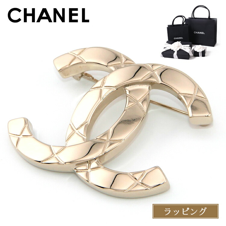 CHANEL シャネル ブローチ CCロゴ ダイヤフレーム ゴールド CHANEL シャネル ブローチ メタル、ストラス&コスチュームパール