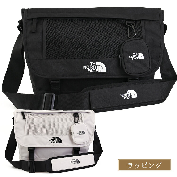 ノースフェイス ショルダーバッグ ミニポーチ付き SUPER MESSENGER BAG L NN2PR00 THE NORTH FACE メンズ レディース ブランド 正規品 新品 ギフト 母の日 プレゼント 男性 誕生日 アウトドア 便利 鞄 バッグ 大きめ