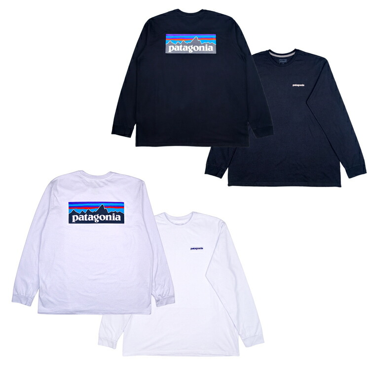 楽天市場】パタゴニア Tシャツ 長袖 Patagonia ロングスリーブ P-6ロゴ