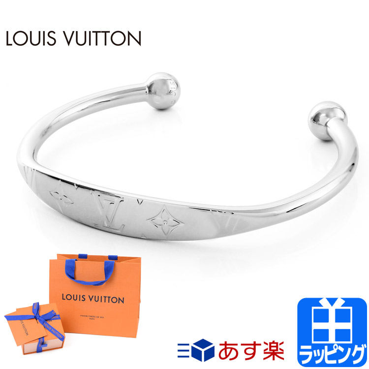 楽天市場 ルイヴィトン ブレスレット バングル アクセサリー ジョンク モノグラム ジュエリー ロゴ ヴィトン Lv Louis Vuitton メンズ レディース ブランド おしゃれ 正規品 新品 ギフト プレゼント M649 S 父の日 ブランドショップ ラッシュモール