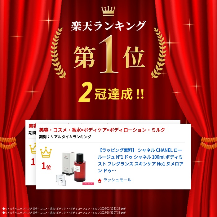 P2☆SS期間】 【ラッピング無料】 シャネル CHANEL ロー ルージュ N°1