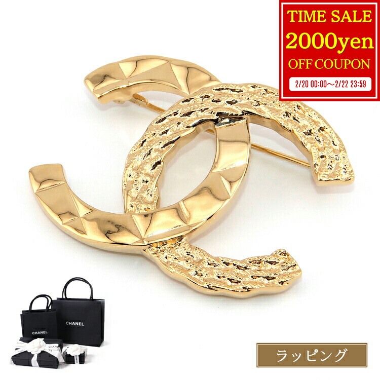 楽天市場】【ラッピング済】シャネル ブローチ ココマーク CCマーク