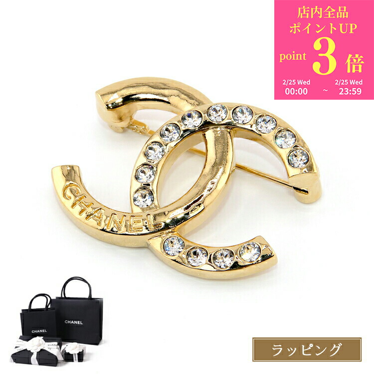 楽天市場】【ラッピング済】シャネル ココマーク ブローチ CCマーク