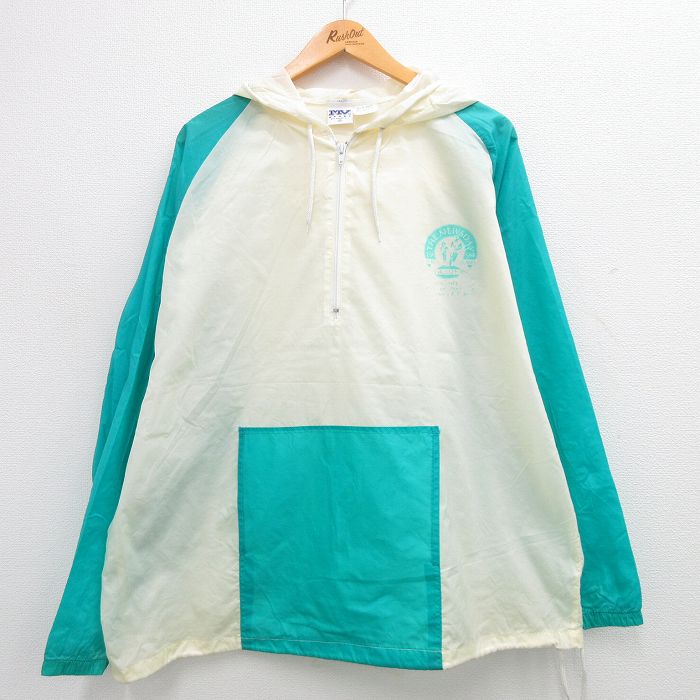 楽天市場】80s ロゴプリント ハーフジップ プルオーバー
