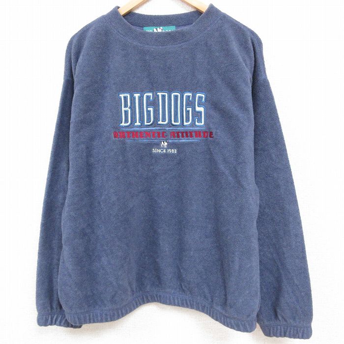 Y99【BIG DOGS】カープリント長袖スウェット【3X】ネイビー 楽天市場】トレーナー bigdogの通販