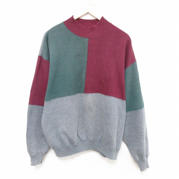 50s 前V ヴィンテージ スウェット オートミール 90's RUSSELL 前V ブランクスウェット 