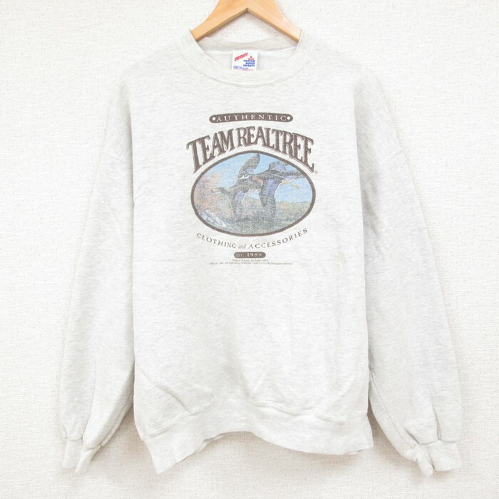 スウェット メンズ 90s リアルツリー 古着 楽天市場】90s リアルツリーカモ 総柄 クルーネック スウェット