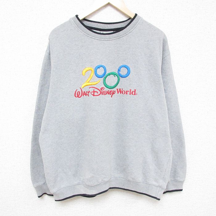 Disney/スウェット/ミッキー/80s/XL/カラーフロッキー/ディズニー Disney/スウェット/ミッキー/80s/XL/カラーフロッキー