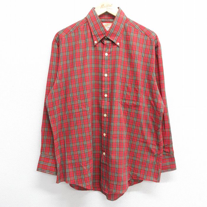 60s SEARS Vintage COTTONボタンダウン半袖シャツ 赤タグ 60s SEARS Vintage COTTONボタンダウン半袖シャツ 赤タグ - メルカリ