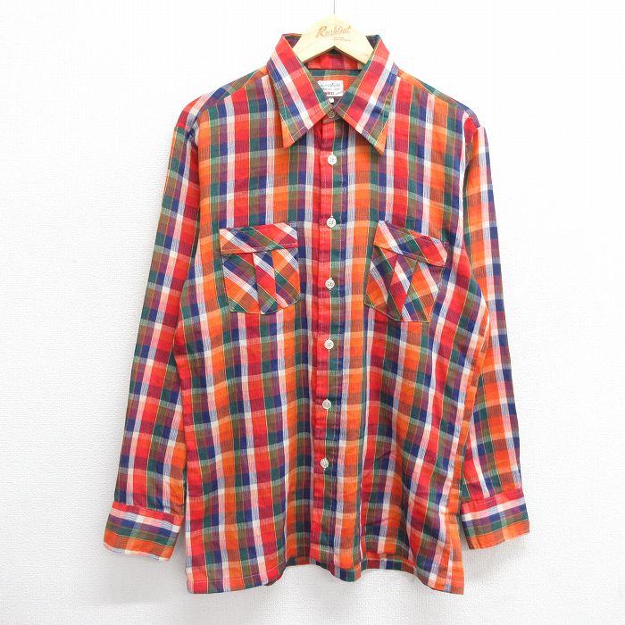 楽天市場】【中古】古着 長袖シャツ メンズ 90年代 90s 総柄